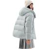 Anta Simple Letter Hooded Loose Warm Zipper Sports Down Jacket Women Outerwear 162618906-6