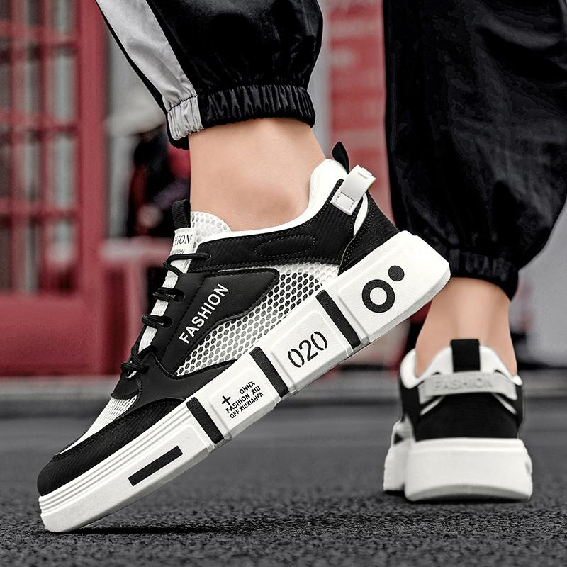 Women Summer Skateboard Shoes Students Running Sneakers Men Casual Kids Sport Shoes Height Increase Plus Size