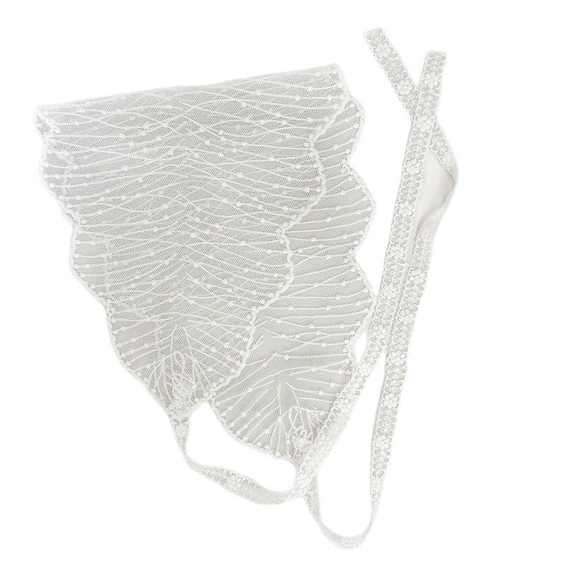Summer new lace premium silk scarf super fairy flower triangle scarf scarf women's scarf headscarf headband hair band hair tie