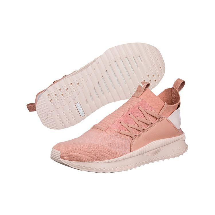 Puma Tsugi Jun Pink And White Low Top Sneakers Men Sneakers 365489-06