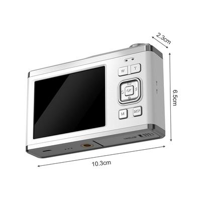 Andoer Przenośny aparat cyfrowy o przekątnej 2,88 cala, kompaktowy aparat 50 MP 4K Ultra HD z 16-krotnym zoomem i funkcją automatycznego ustawiania ostrości