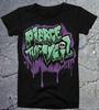 Vintage Pierce The Veil Kapela Lebka Černá Y2k Oblečení Grafická Trička Vintage Dámské Oblečení Móda Y2K Top Vtipný Vzor