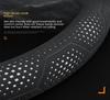 Car Carbon Fiber Leather AntiSlip Steering Wheel Cover Jeep Grand Cherokee Wrangler Renegade Patriot Commander Compass Gladiator