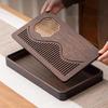 GIANXI Household Portable Bamboo Tea Tray 48CM Tea Ceremony Wooden Tray Coffeeware Teaware Serving Tray For Chaban Tea Table