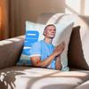 Football Star EErling HHaaland   Pillow Case Pattern Printed Pillowcase For Living Room Sofa Cushion Cover
