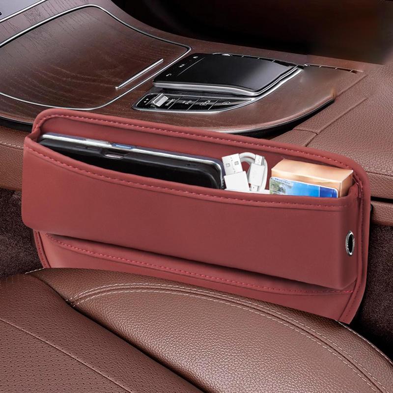 Leder Auto Sitzlücken Organizer Multifunktions Konsolen Spaltfüller Seiten Aufbewahrungsbox Auto Innenraum Aufbewahrungstasche