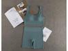New Seamless Plus Size Underwear Set: One-Piece Vest & Triangle Briefs with Chest Pad.