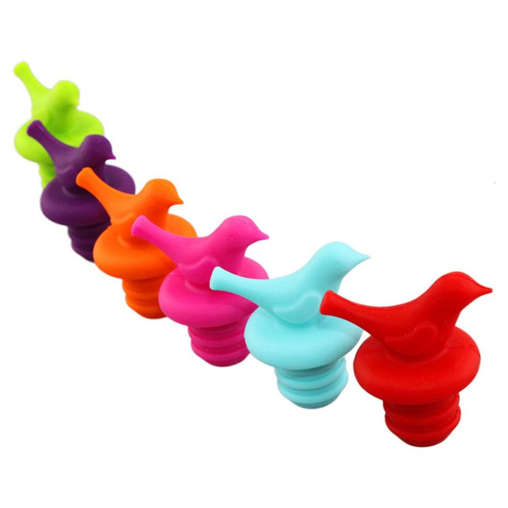 4PCS Food Grade Silicone Bottle Stopper - Wine & Beer Cap Sealer