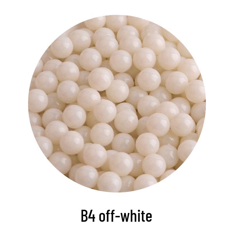 Şeker Rengi Plastik Boncuklar: Çocuk DIY Takıları, El Sanatları ve Oyuncak Tabanca Mermileri İçin Deliksiz Yuvarlak Zıplayan Toplar.