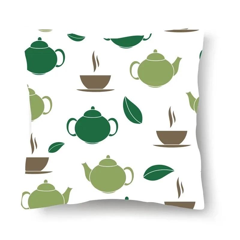 Simple Pattern Decorative Pillowcase Car Sofa Square Cushion Pillowcase