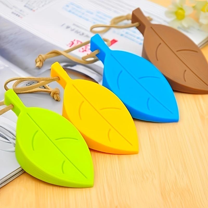 Leaves Shape Silicone Rubber Door Stop Stoppers Door Block Children Anti-Folder Hand Hotel Security Door Card Hanging
