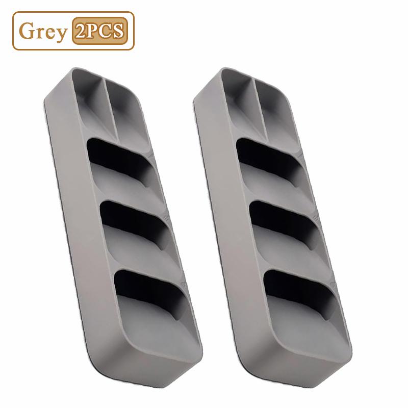 Multi-purpose Cutlery Storage Tray Cutlery Fork Spoon Compartmentalized Organizer Kitchen Drawer Categorized Storage Boxes