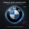 4 stk Bilfelg Senterkopp Emblem Merke Navkapsler Auto Styling For BMW M Performance X3 X5 X6 X1 X4 F20 F30 G20 F31 F34 F10 G30 F11 F25 I3 M3 M4 1 3 5