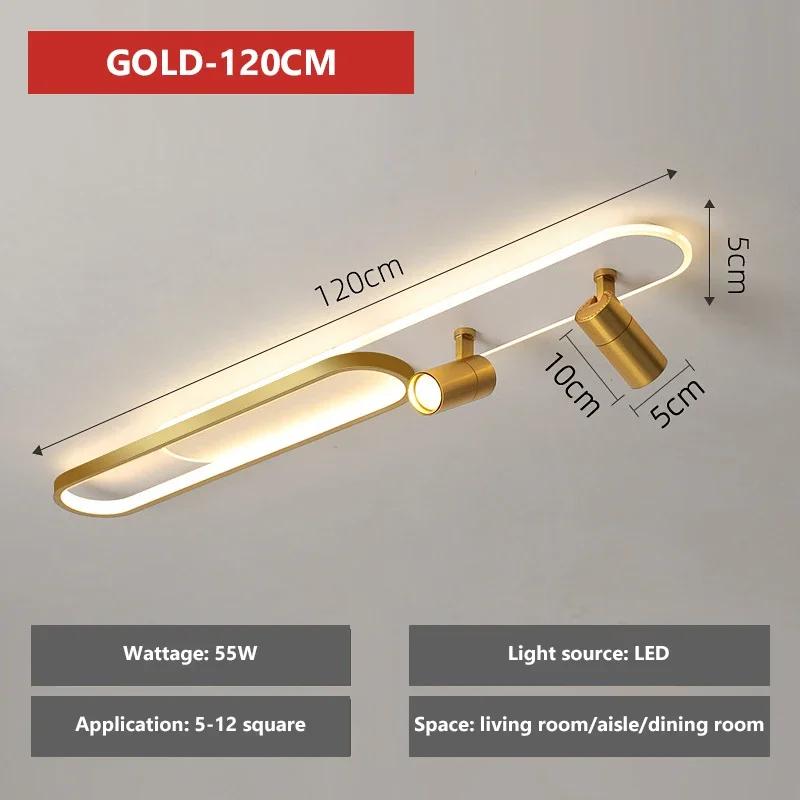 Modern LED Aisle Ceiling Lamp With Spotlight For Living Room Kitchen Bedroom Chandeliers Home Decor Indoor Light fixture lustre