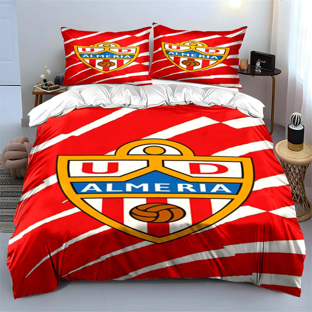 Red Soccer Team Bedding Set Bedding Duvet Cover Set Duvet Cover Pillowcases Home Decor (1 * Duvet Cover 2 * Pillowcases, Without Duvet Insert)