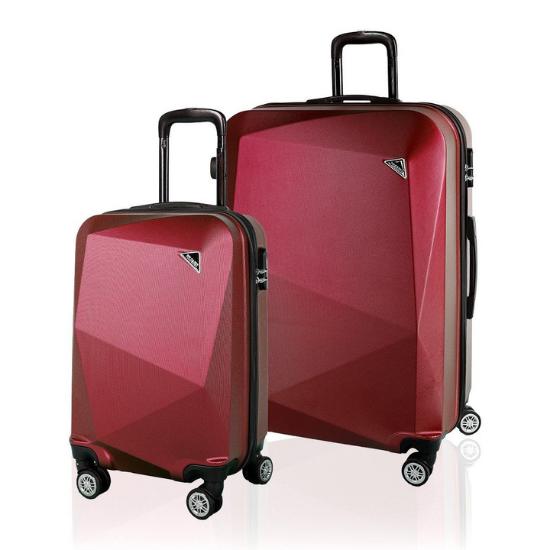 Set di valigie da viaggio per vacanze modello Diamond 3 dimensioni +19 opzioni di colore