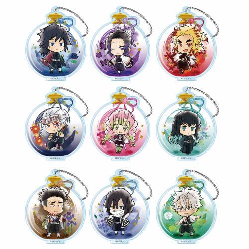 Demon Slayer: Kimetsu no Yaiba Tojikore Acrylic Keychain Vol.2 -Flowers, Birds, Wind and Moon- BOX Product 1 BOX = 9 pieces, total 9 types
