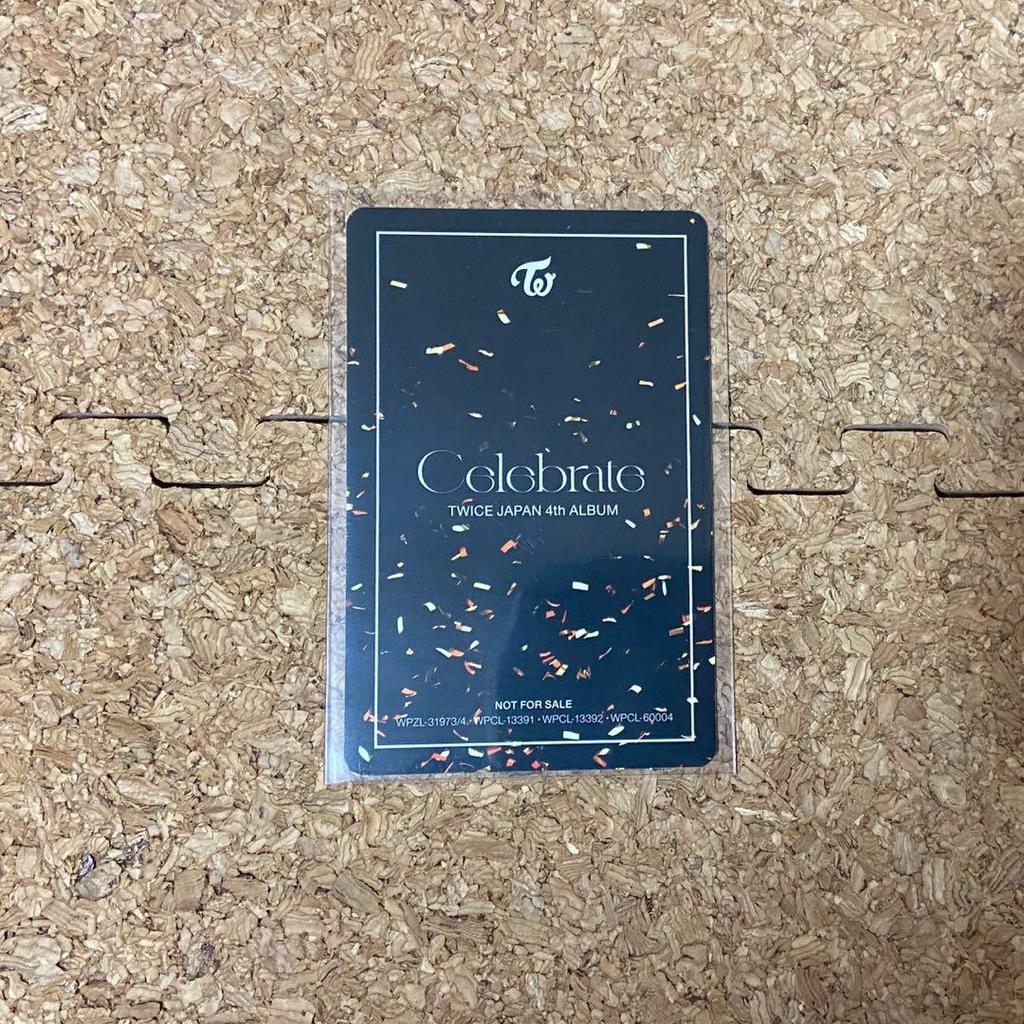 [USED] TWICE Celebrate Sana High-five Trading Card