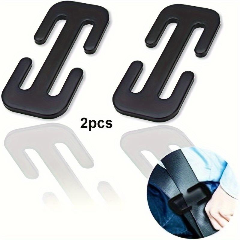 2pcs Car Metal Safety Seat Belt Adjuster Automotive Locking Clip Belt Strap Clamp Shoulder Buckle For Adult Children
