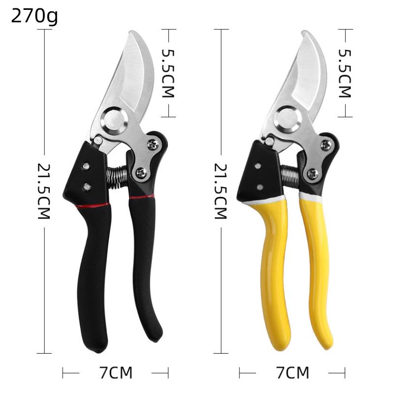 Garden & Orchard Pruning Shears Zinc-Aluminum Alloy SK5 Heavy-Duty Branch Lopper Flower & Fruit Picking Scissors