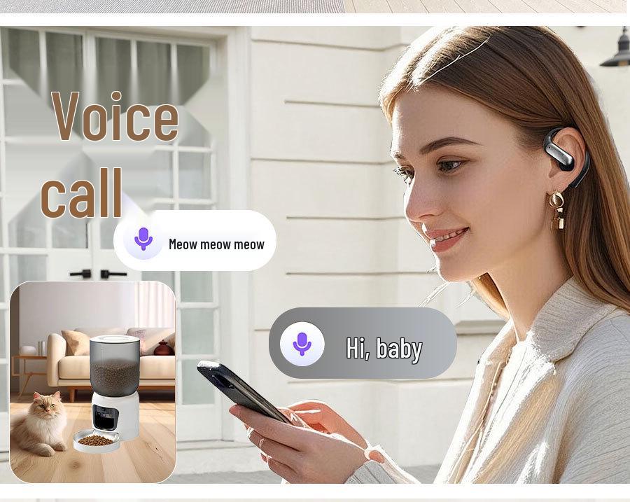 Remote Self-Service Automatic Cat Feeder with Camera – Smart Pet Feeder