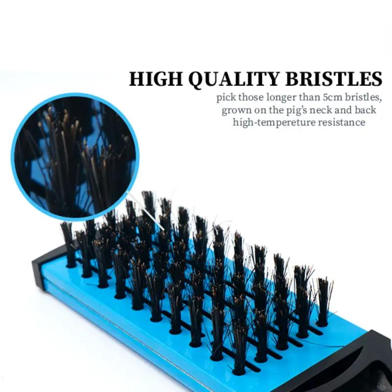 Splint Comb V Shape Hair Straightener Comb Hair Styling Tools Flat Brush Nylon Bristles Double Sided Brush For All Hair Types
