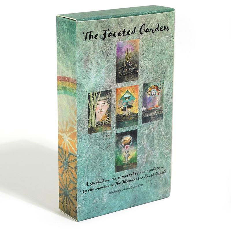The Faceted Garden Oracle Tarot Cards Popular 52pcs Cards Decks Artistic Mysterious Friend Party Board Game Props Holiday Gifts