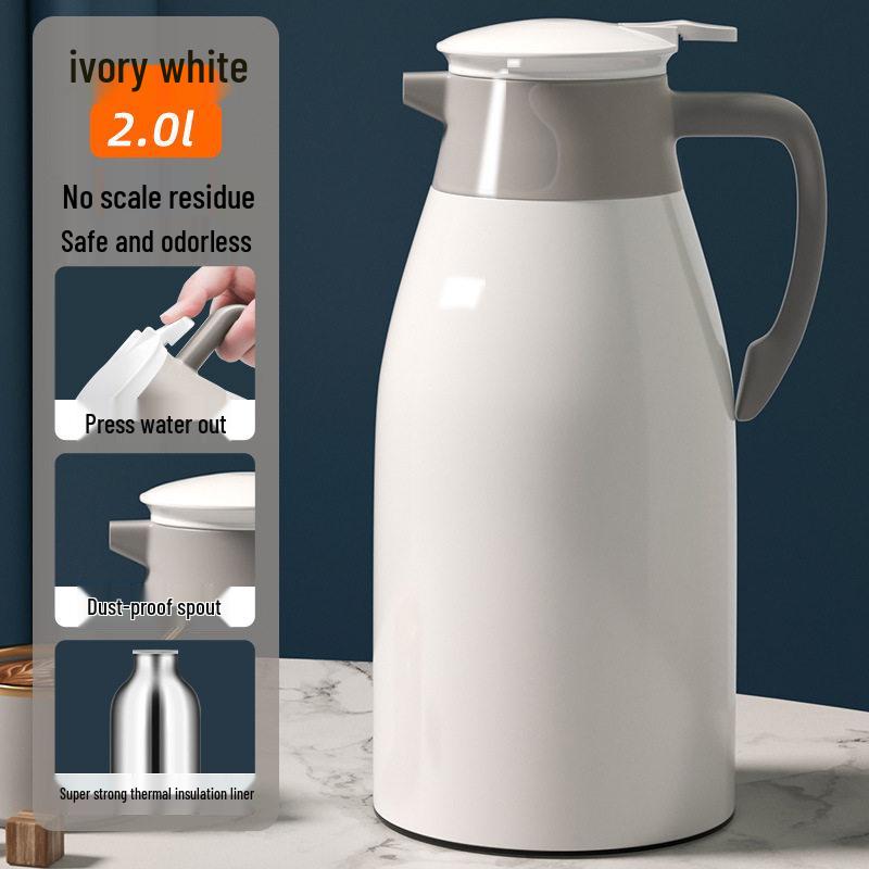 5L Large Capacity Insulated Glass Thermos Bottle