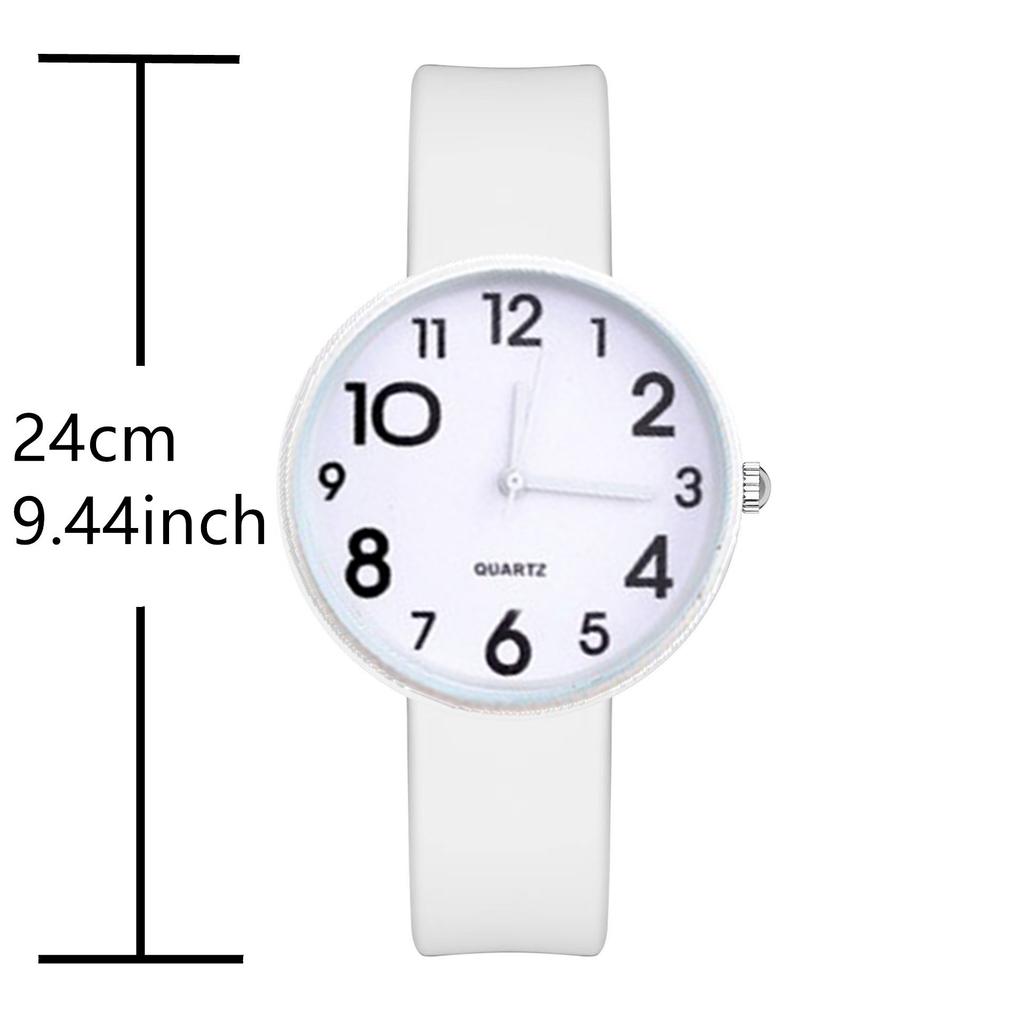 Students Soft Exam Cute Mori Girl Candy Color Couple Girlfriend Watch Trendy Simple Quartz Watch