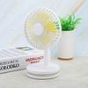 Adjustable Speed Desk Fan for Home, Quiet Operation Fan with LED Bedside Small Light Function, Rechargeable Handheld Fan, Portable Mini Fan for