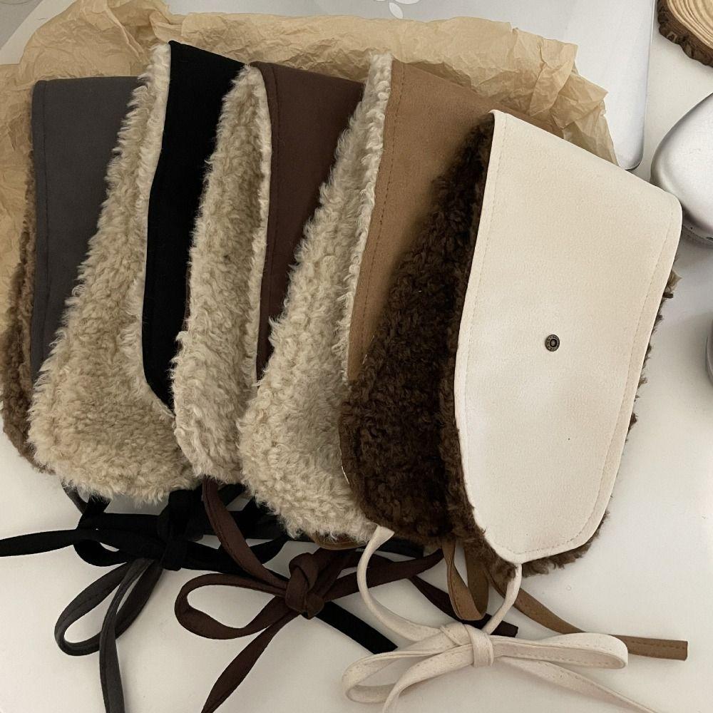 Lambswool/Chamois Plush Earmuffs Winter Warm Ear Cover High-quality Fluffy Earplugs