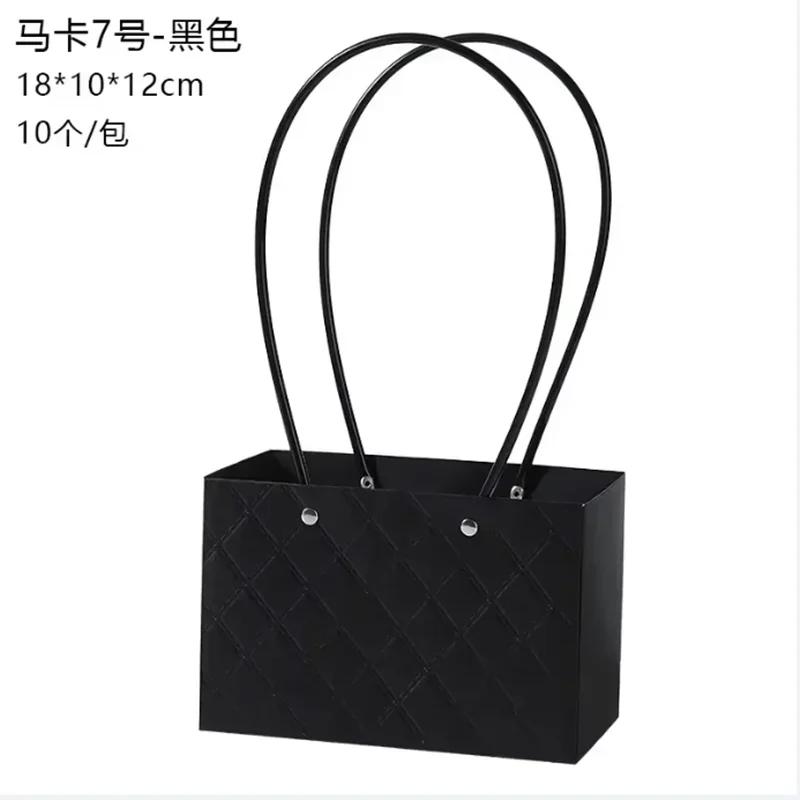 Festa de Casamento Rosa Flor Caixa de Presente Buquês de Flores Embalagem Caixa de Papel Sacola de Transporte Cesta de Armazenamento Dia dos Namorados Aniversário 10 PEÇAS