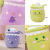 Adorable Ice Cream Milk Tea Cup Plush Toy Cartoon Style Made With Pp Cotton Suitable For Young Adults