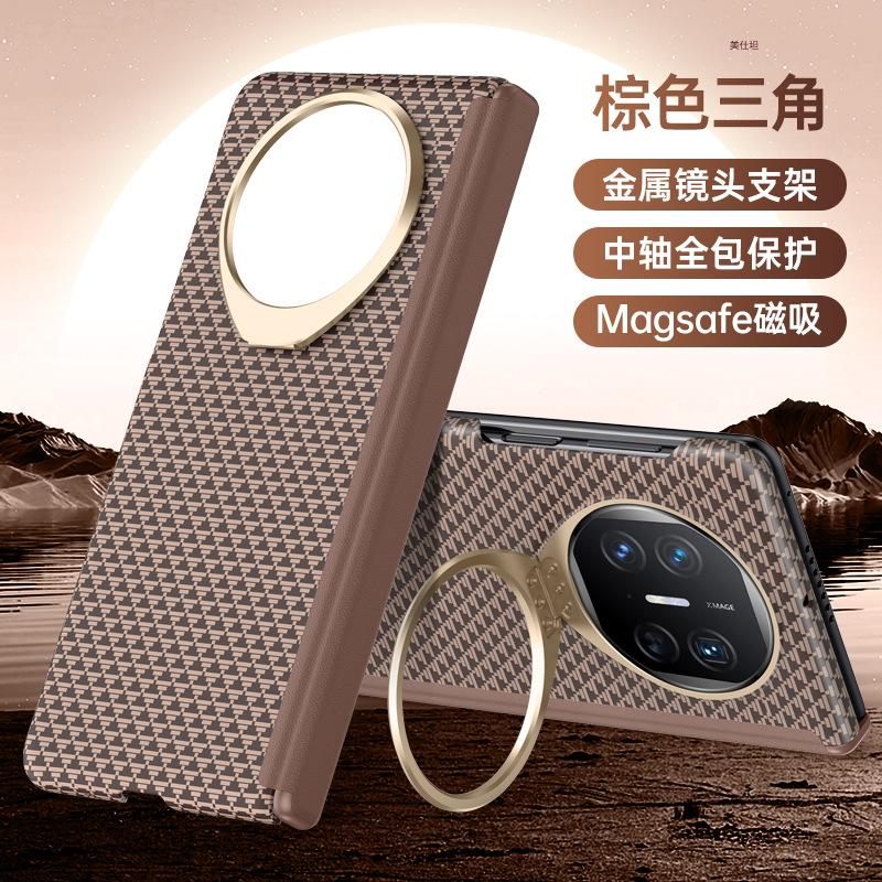 Applicable to Huawei matex5 mobile phone case center axis anti-drop x3 collector's edition magnetic lens holder Internet celebrity business ultra-thin