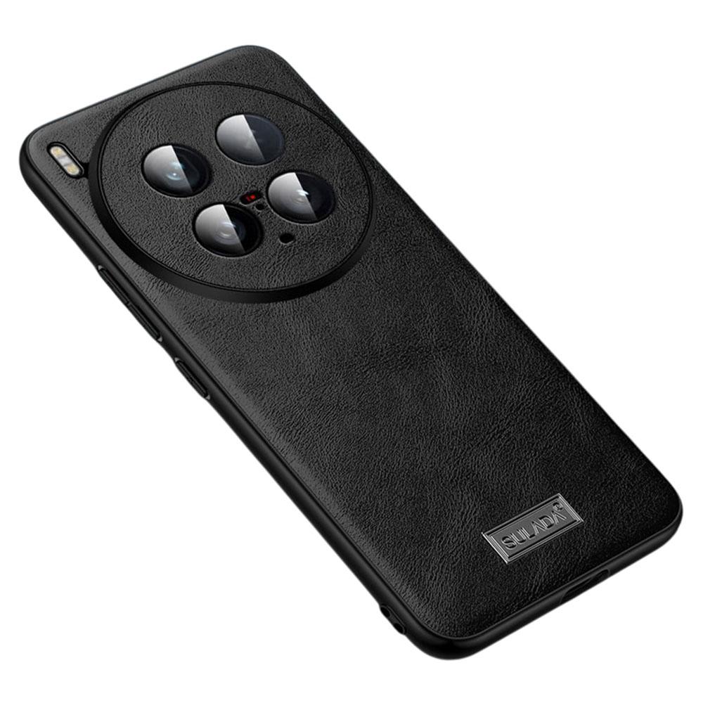 

SULADA For vivo X200 Ultra 5G Case PU Leather+TPU+PC Back Phone Cover Black
