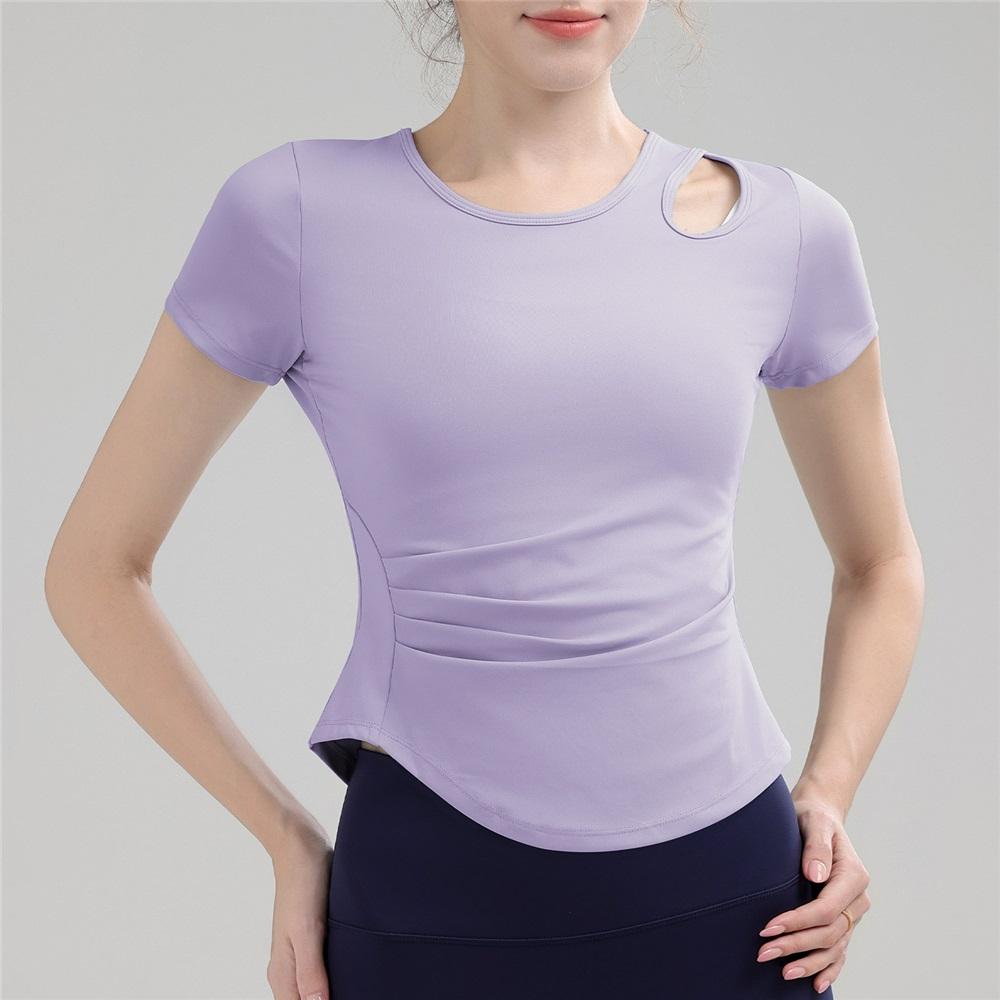 Summer High-end Sports And Fitness Yoga Wear With A Hollowed-out Waist-cinching Design, A Slimming Pilates Fitness Wear