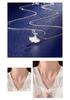 S925 Sterling Silver Ginkgo Leaf Necklace - Women's Forest Style, Light Luxury Clavicle Chain