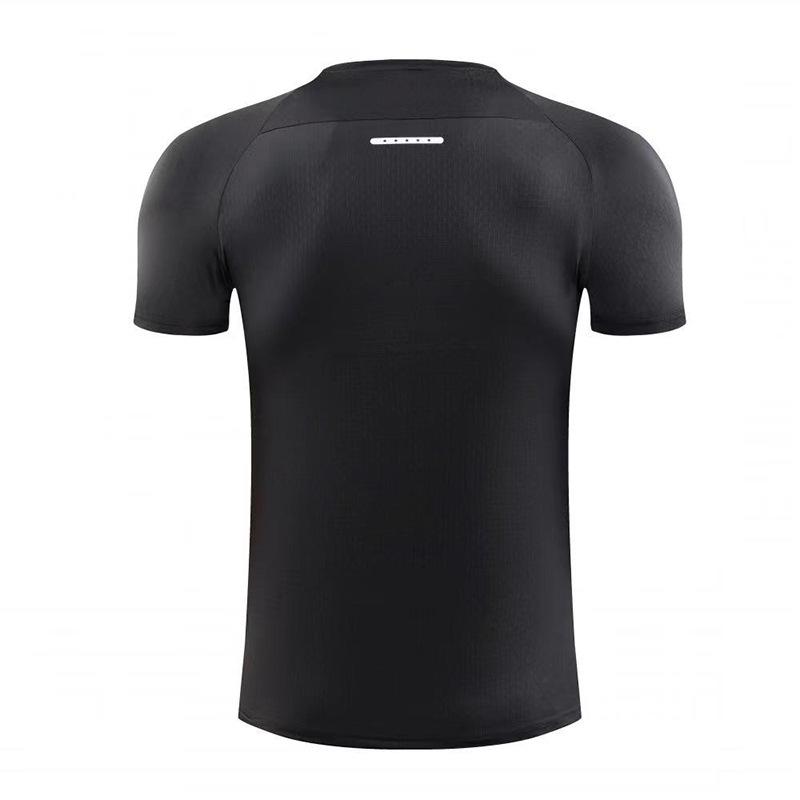 Men's Quick-Dry Round Neck Short-Sleeve Sports T-shirt - Running & Fitness Outdoor Casual Top