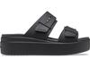 Crocs Brooklyn Sandals Low Wedge Black 23cm Women's Women's