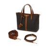 Daks Modern Tote Bag With Brown Barnett Dd Pattern Leather Dcba6e862w3