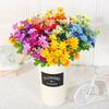 Realistic Daisy Fake Flower Arrangement For Bridal Bouquet Home Decoration Shoot Photo