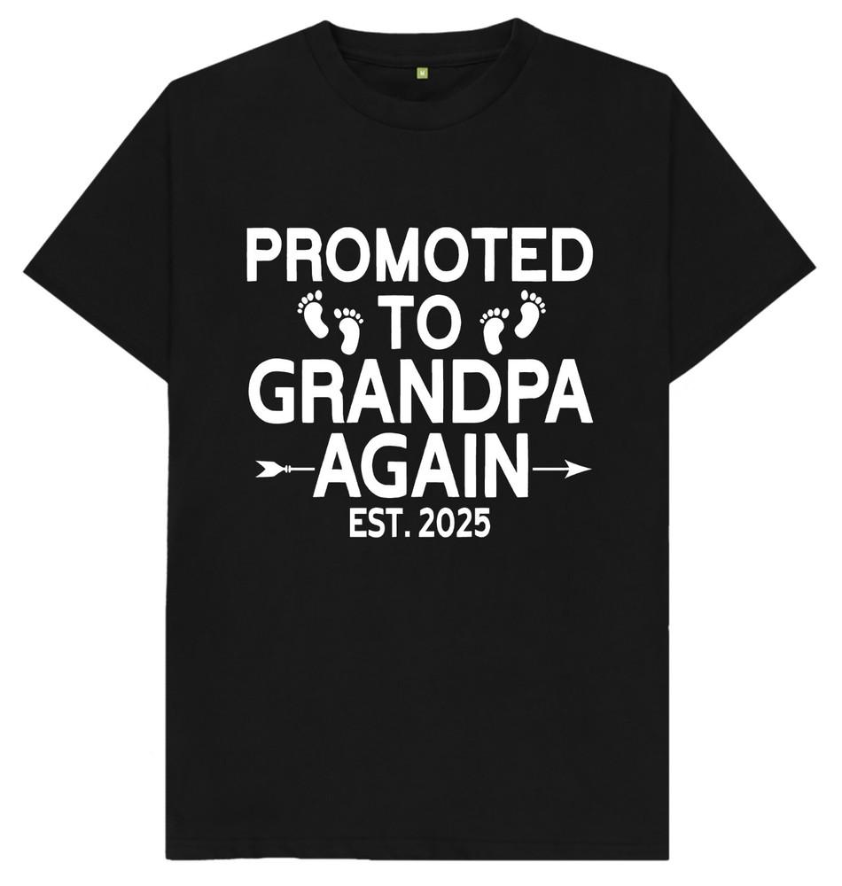 Promoted To Grandpa Again Established 2025 T Shirt