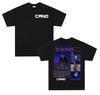 Rap Singer Cano Triana Tour 2025 Pattern Tshirt Summer Mens Hiphop Punk Short Sleeved Large Cotton Tshirt Street Wear Y2K