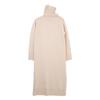 Max Mara 13260103 Beige Wool x Cashmere Shoulder Button Turtleneck Knit Dress dress S beigeUsed