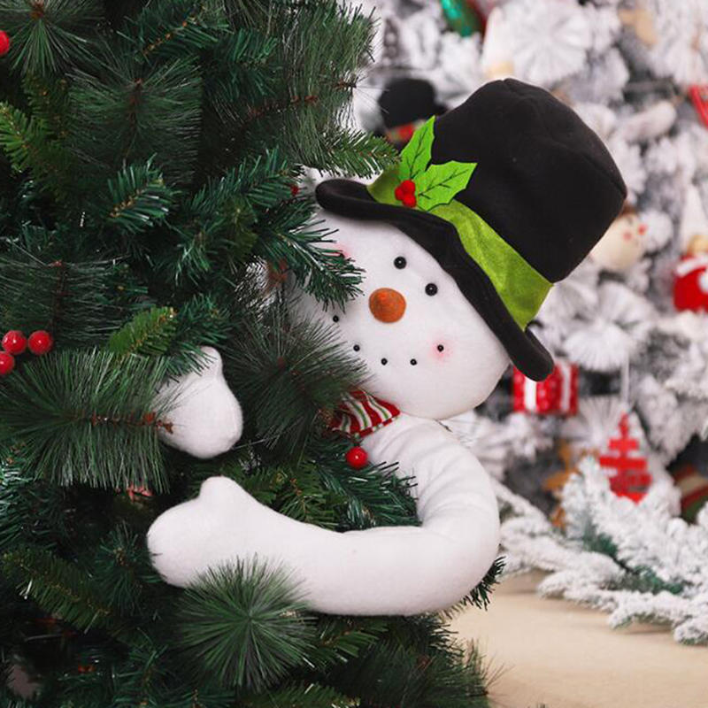 

Christmas Snowman Elk Curtain Buckle Window Decoration Creative Tie Snowman