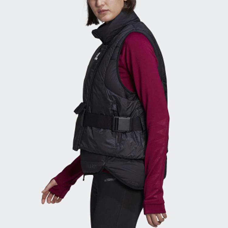 Adidas W Daunenweste C.R Outdoor Sports Daunenweste Damen Westen Schwarz FT2453