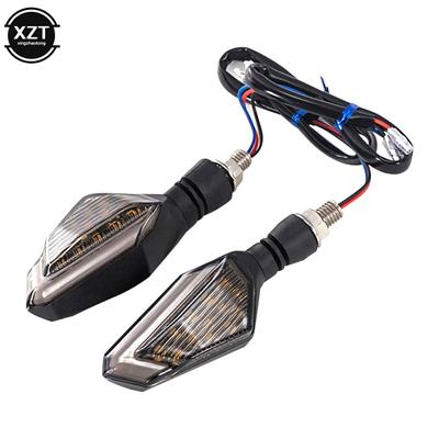 2PCS Motorcycle LED Turn Signal Light DRL Daytime Running Lights Indicator Blinker Lamp for Kawasaki BMW Hayabusa Yamaha Honda