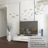 Electroplated Fish Resin Wall Hanging for Indoor Living Room