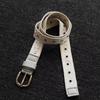 Y2K Lace Waistband Metal Buckle Dress Jeans Belt Fashion Canvas Waist Belt  Spicy Girls