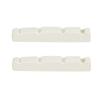 2 Pcs Quality Plastic 4 String Bass Guitar Nut Musical Instrument Replacement(44*5.8*8mm)